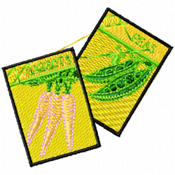 Carrot Embroidery Design 11 Carrot Embroidery Design 11